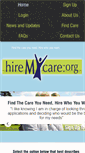 Mobile Screenshot of hiremycare.org